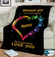 Whenever You Touch This Heart Personalized™ Blanket