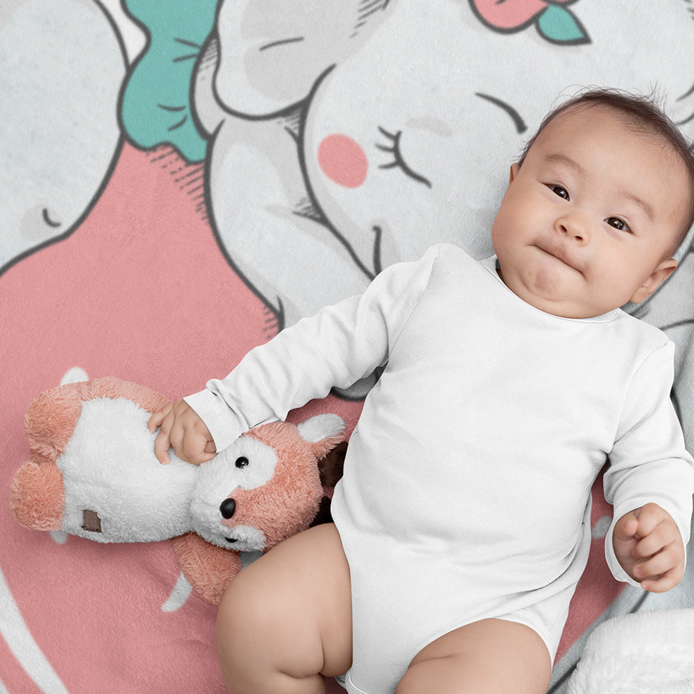Customized Premium Baby Name Blanket For Toddler