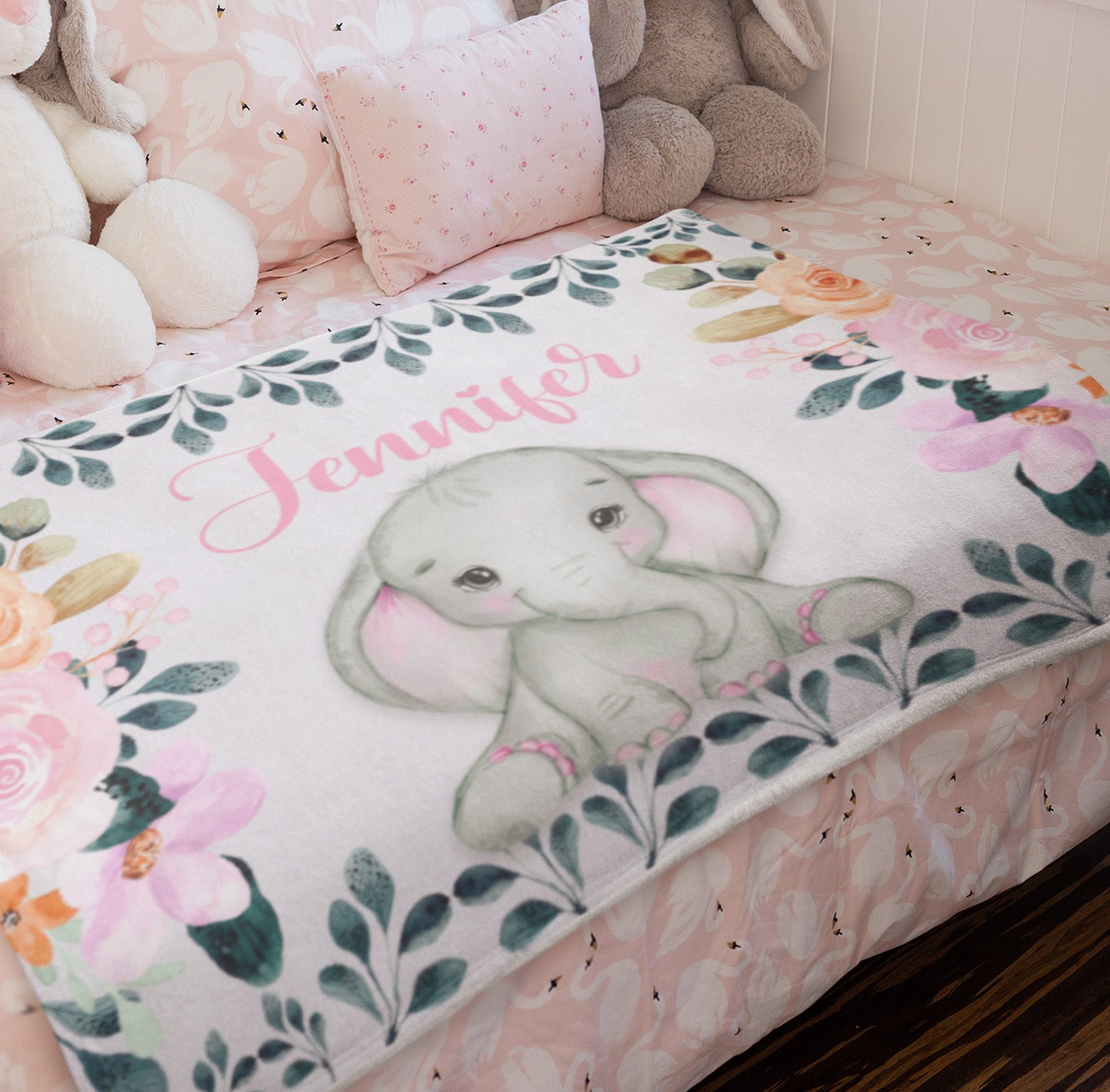 Fleece Blanket For Kids With Their Name