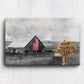 American Barn Personalized Canvas With Multi Names