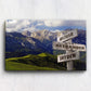 Mountain Range Color Customized Canvas With Multi Names