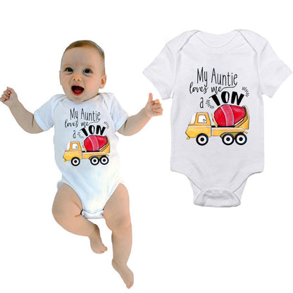 Car Picture Cute Romper Outfits Baby Clothes